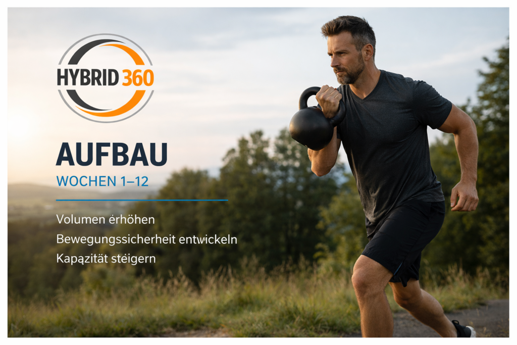 Hybrid360 Aufbau Trainingsprogramm für 40+